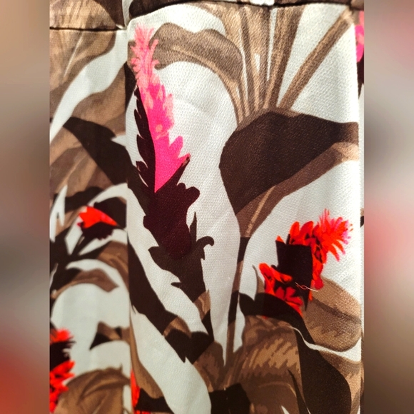 BANANA REPUBLIC Tropical Maxi Dress Size 8 - Picture 2 of 6